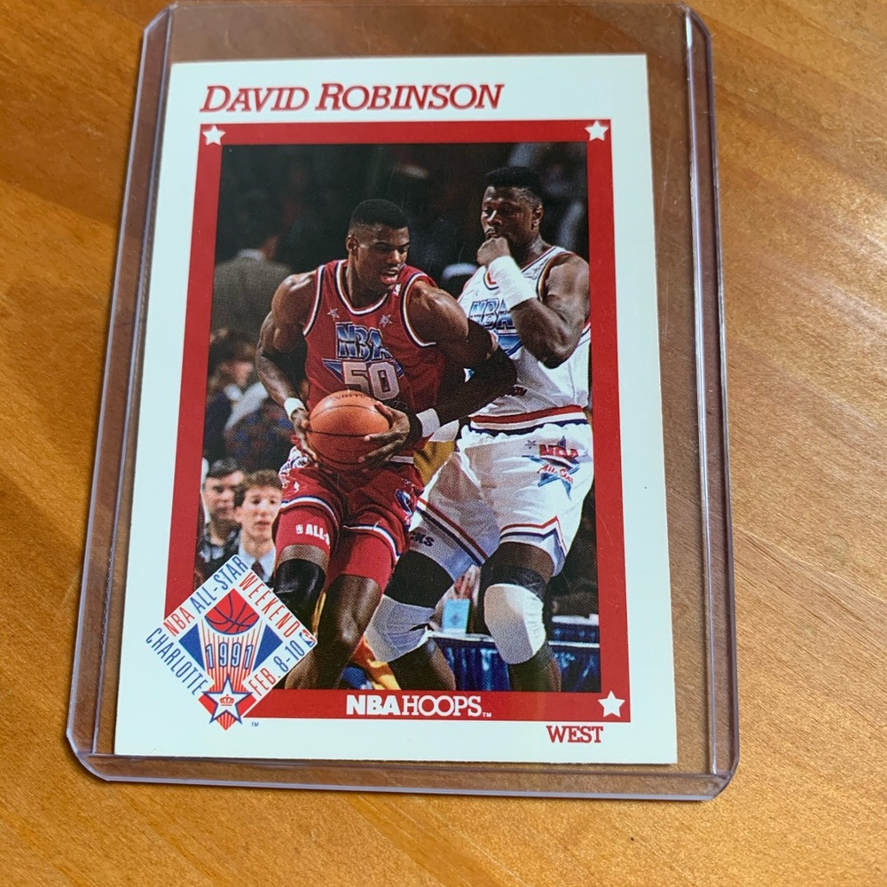 David Robinson 1991 all star card NBA HOOPS